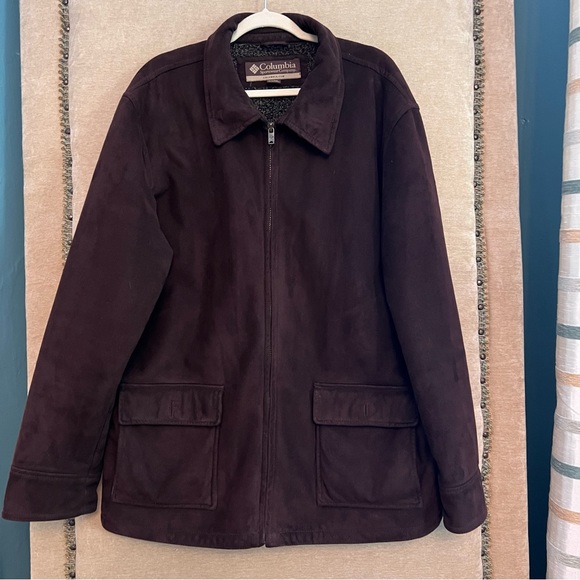 COLUMBIA Faux Suede Jacket - Picture 1 of 10